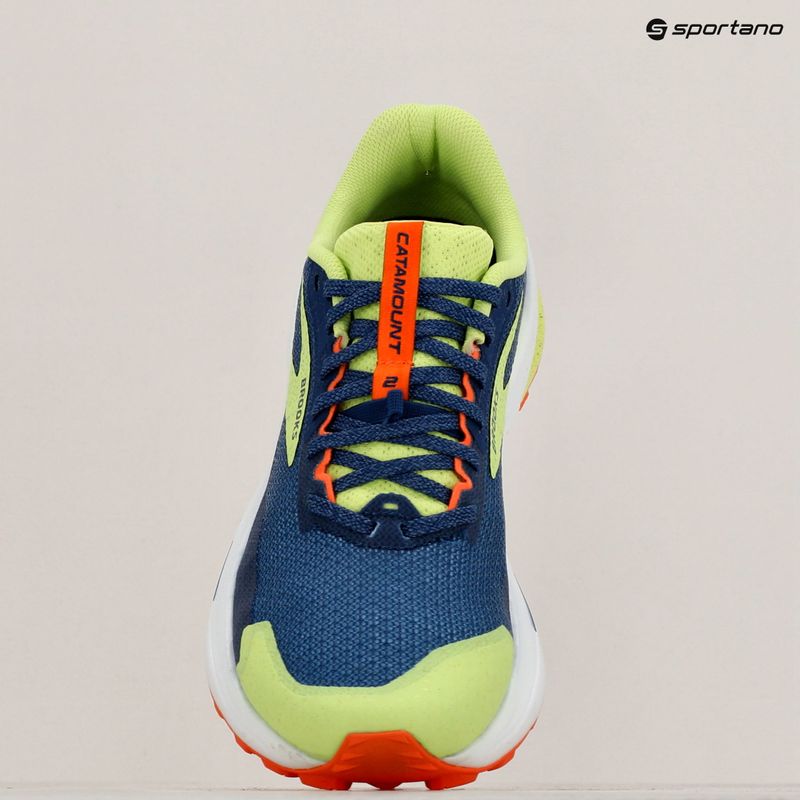 Férfi futócipő Brooks Catamount 2 navy/firecracker/sharp green 16