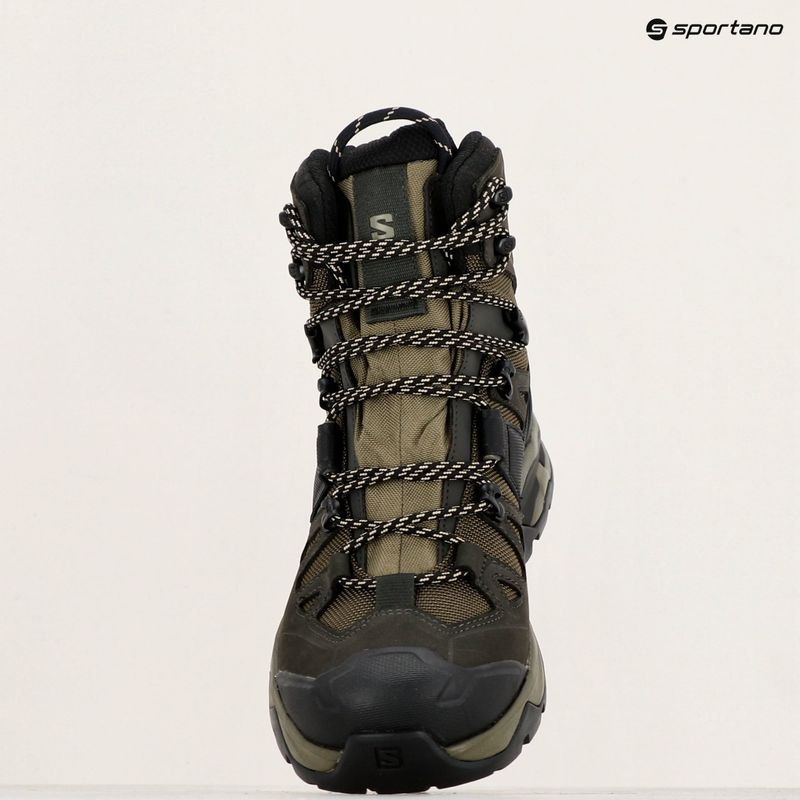 Férfi trekking cipő Salomon Quest 4 GTX olive night/peat/safari 10