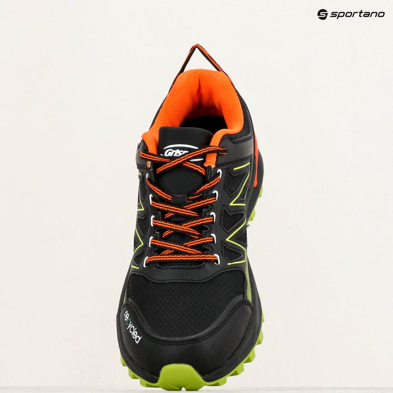 Férfi trekking cipő Grisport 81001V2M2 black/lime 9