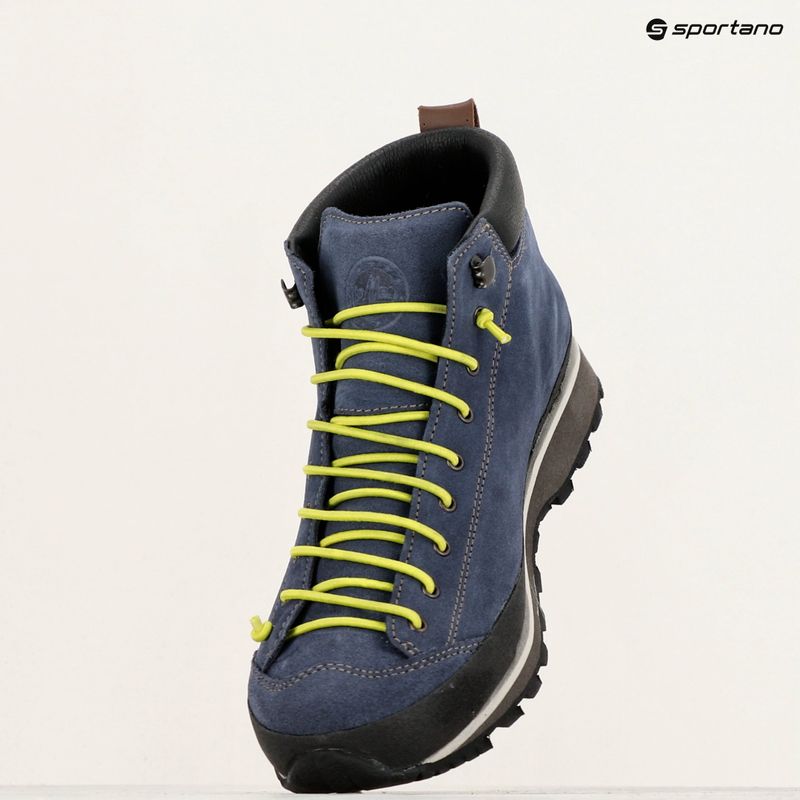 Férfi túracipő Lomer Bio Naturale Mid Mtx Suede flag/lime 10