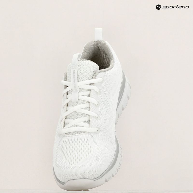 Női cipő SKECHERS Graceful Get Connected white/silver 9