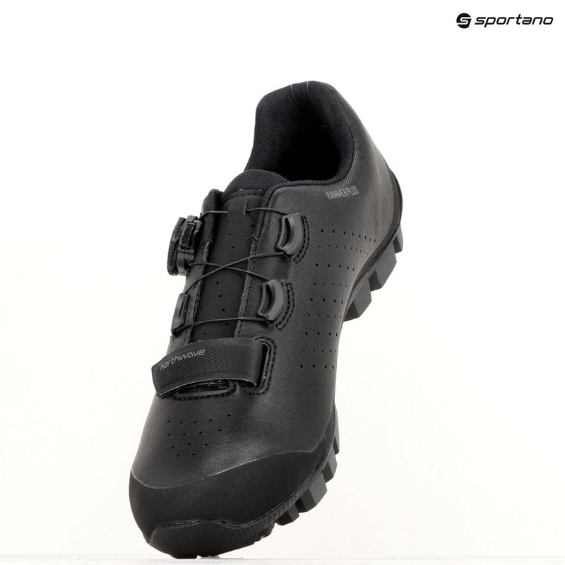 Férfi MTB kerékpáros cipő Northwave Hammer Plus black/dark grey 9