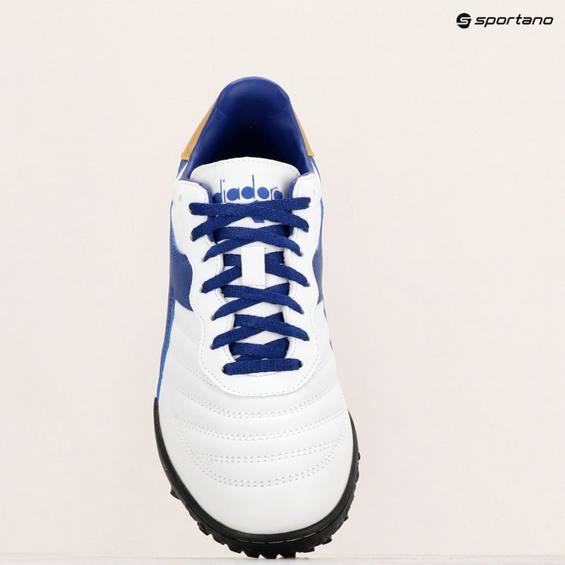 Férfi focicipő Diadora Brasil 2 R TFR white/blue/gold 11