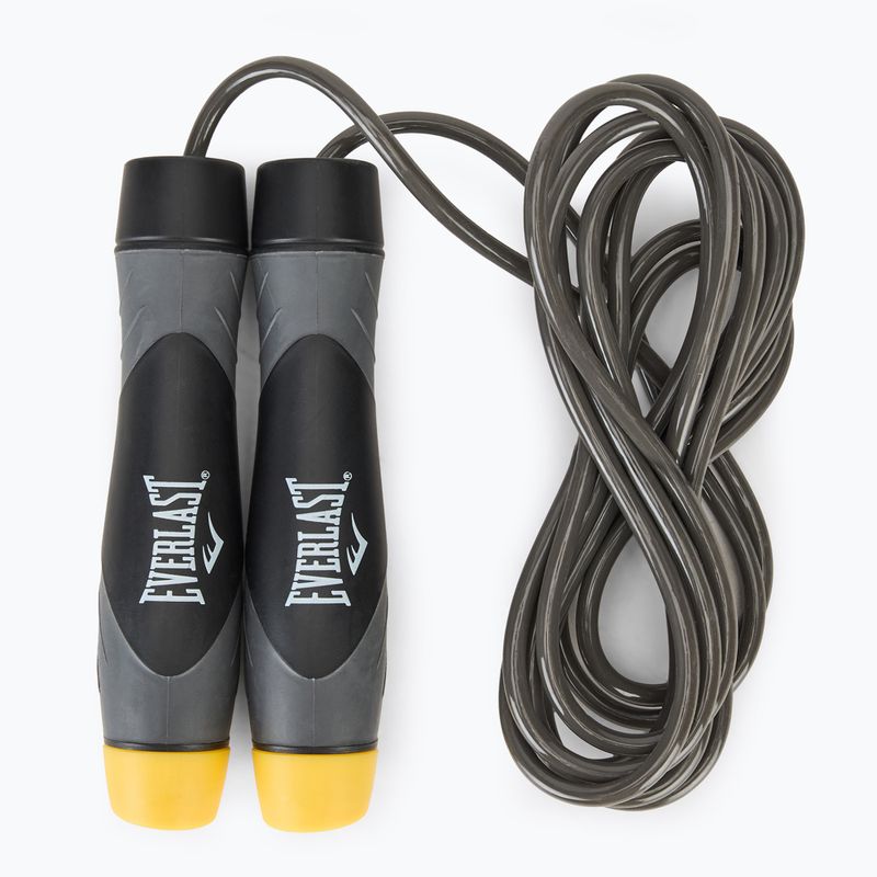 Súlyozott ugrálókötél Everlast Weighted Jump Rope grey/black