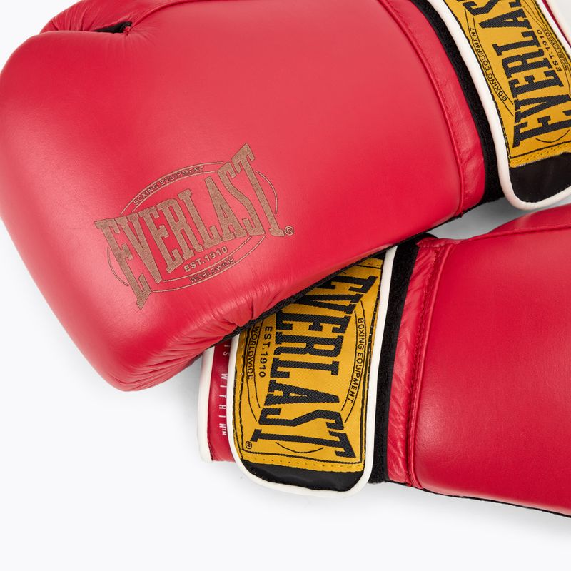 Bokszkesztyűk Everlast 1910 Classic red 5