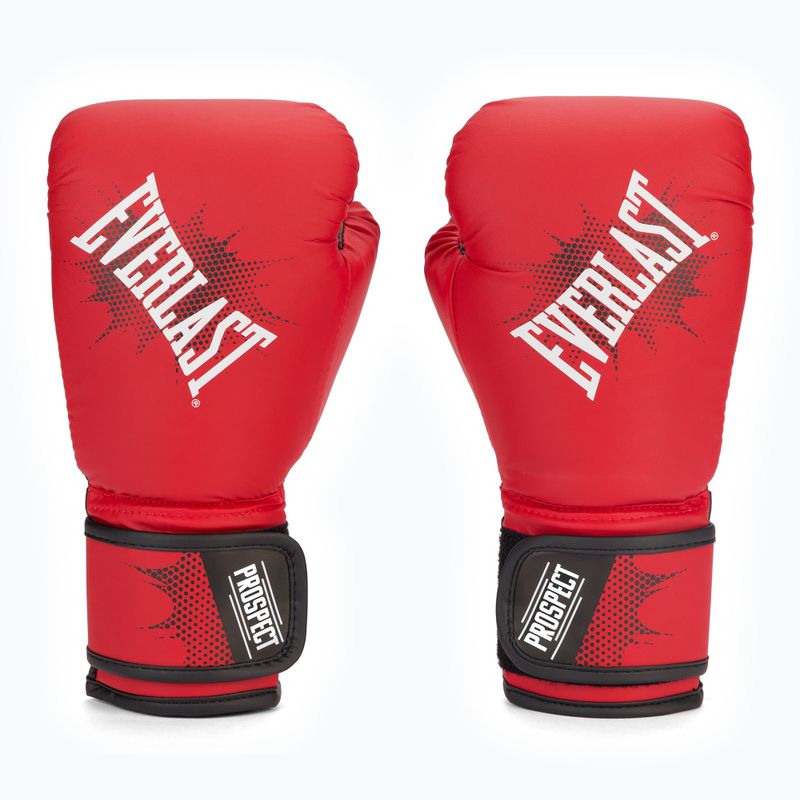 EVERLAST junior Pu Prospect kesztyűk gyermek bokszkesztyű piros EV4600