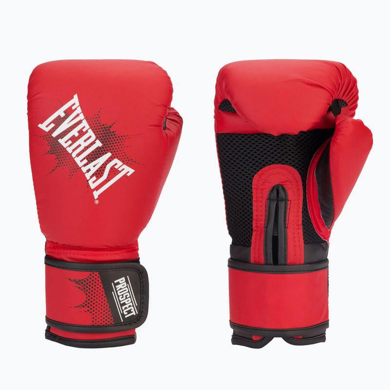EVERLAST junior Pu Prospect kesztyűk gyermek bokszkesztyű piros EV4600 3