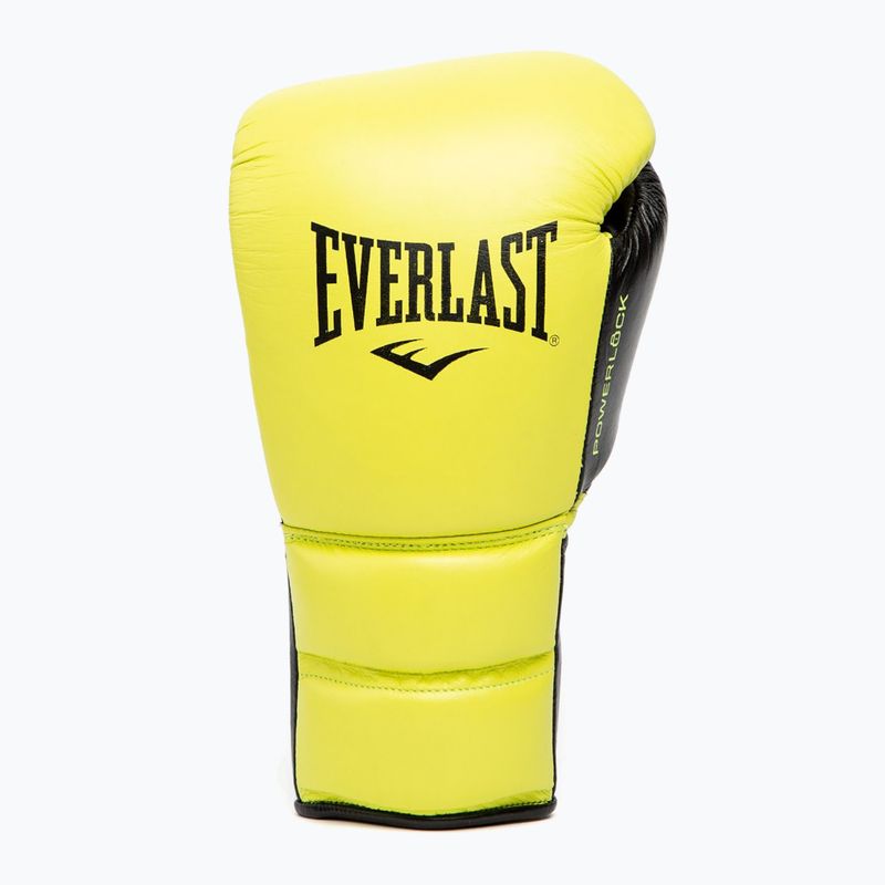 Boxkesztyű Everlast Powerlock 2 Laced Pro Training neon yellow 8