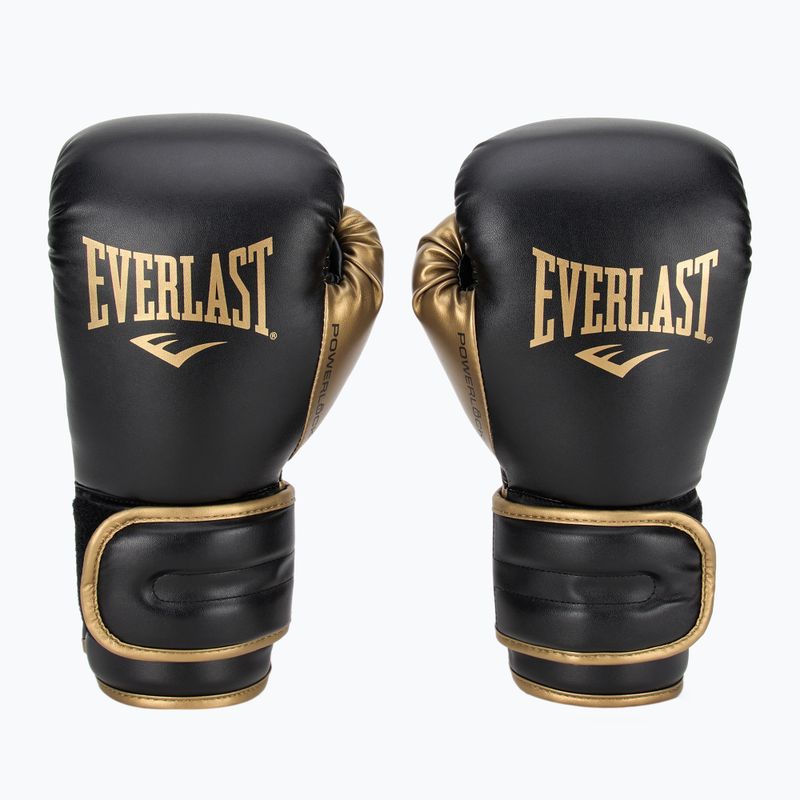 Everlast Powerlock 2 fekete/arany bokszkesztyű 2