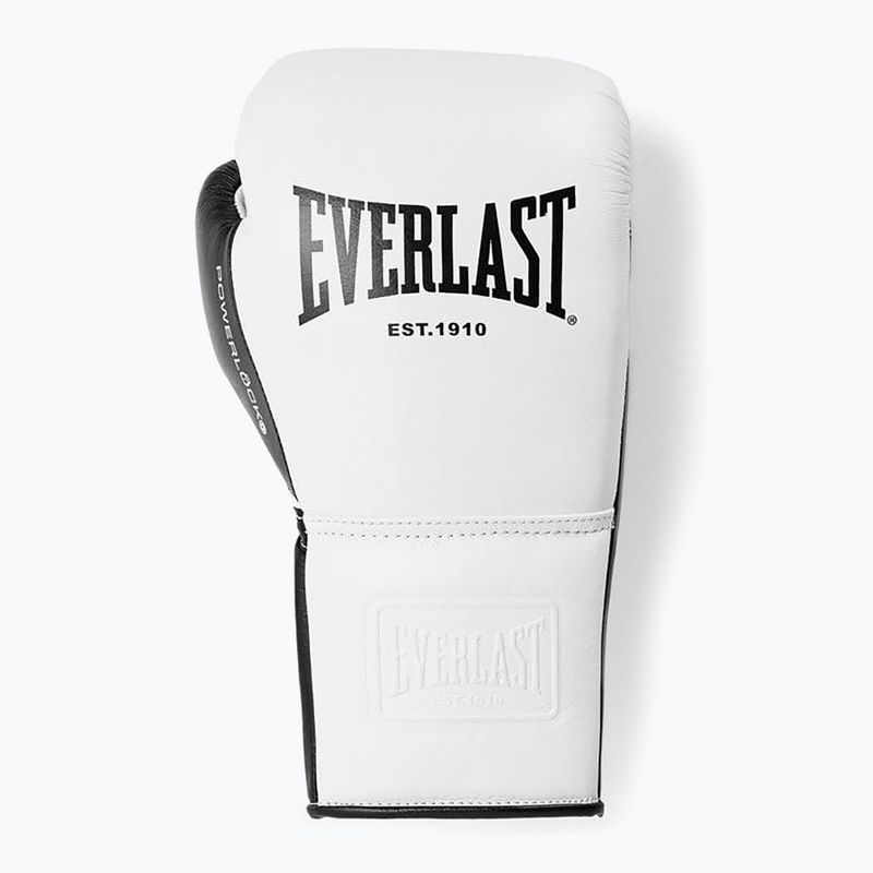 Boxkesztyű Everlast Powerlock Pro OG Laced white/black 2