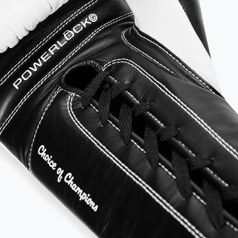 Boxkesztyű Everlast Powerlock Pro OG Laced white/black 4