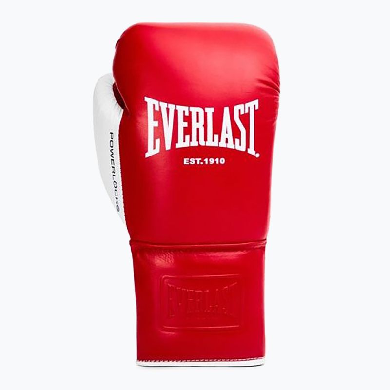 Boxkesztyű Everlast Powerlock OG Pro Fight red/white 2