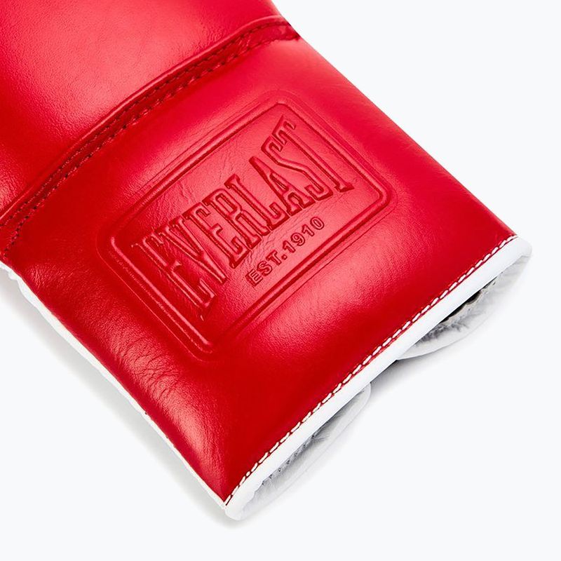 Boxkesztyű Everlast Powerlock OG Pro Fight red/white 5