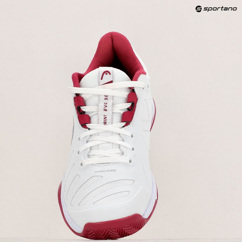Női teniszcipő HEAD Sprint Evo 3.0 Clay white/berry 9