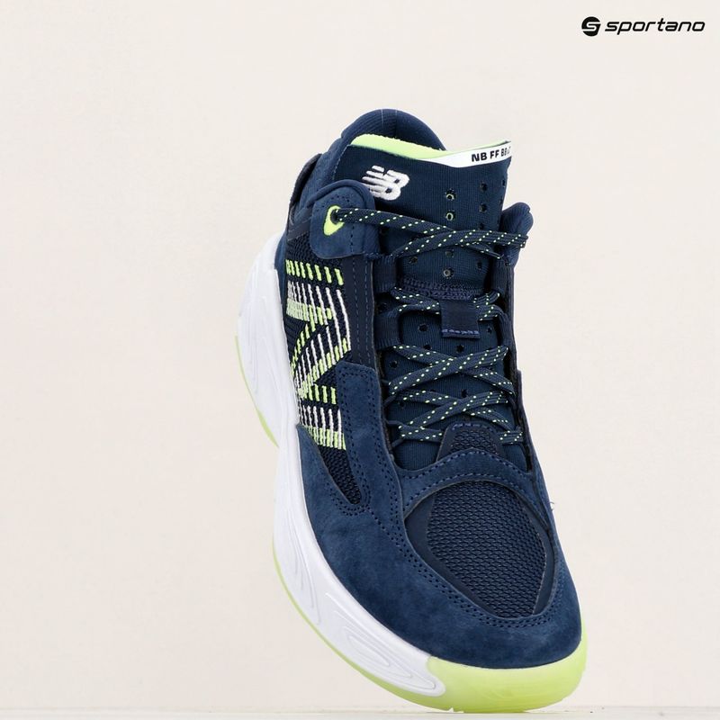 New Balance Fresh Foam BB v2 navy/lime kosárlabda cipő 9