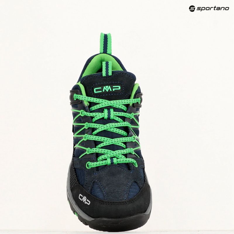 Gyerek trekking cipő CMP Rigel Low Wp blue/gecko 9