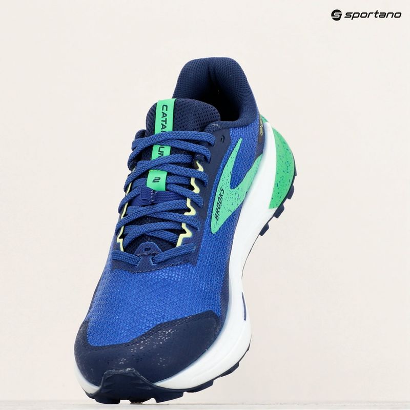 Férfi futócipő Brooks Catamount 2 navy/yucca/pink 10