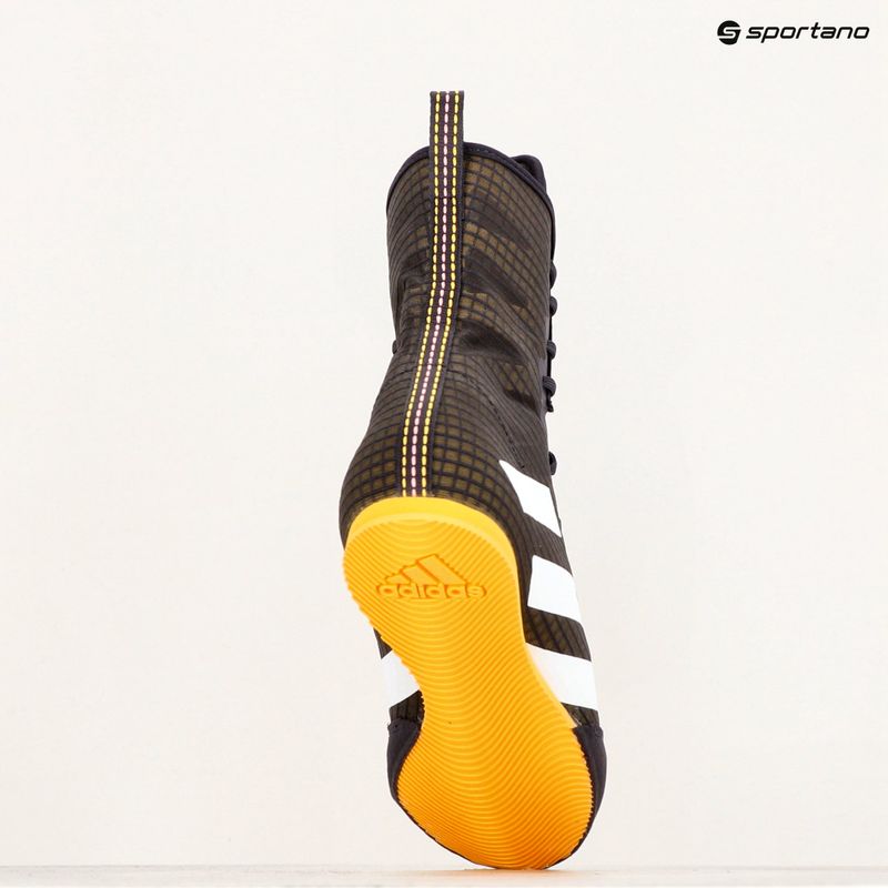 Boxcipő adidas Box Hog 4 aurora black/cloud white/spark 10