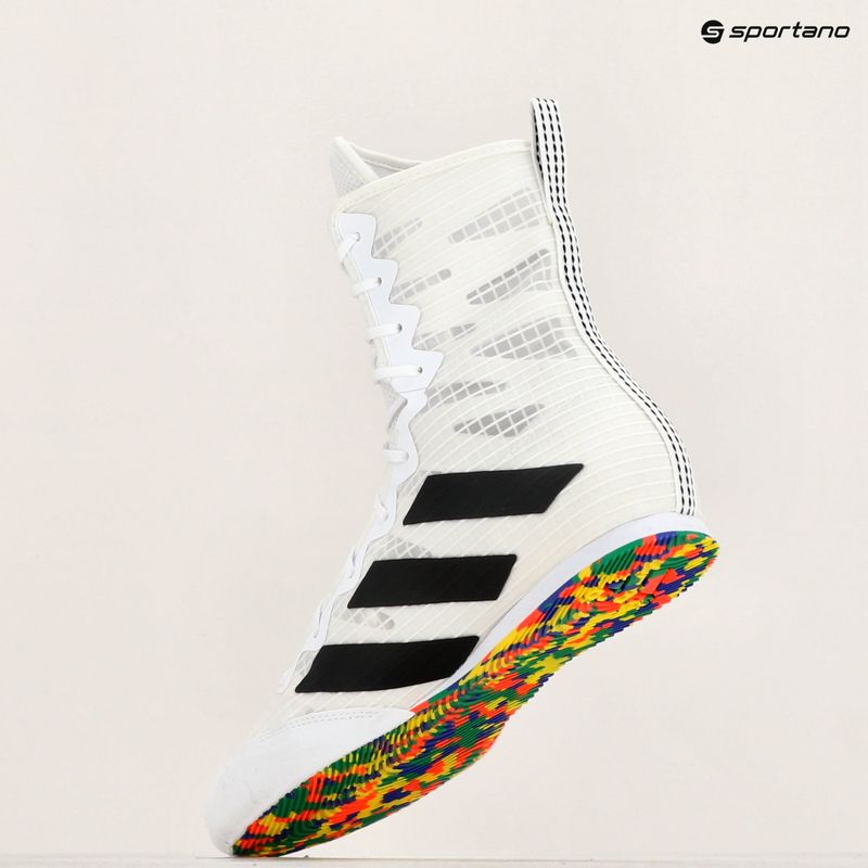 Boxcipő adidas Box Hog 4 cloud white/core black/cloud white 10