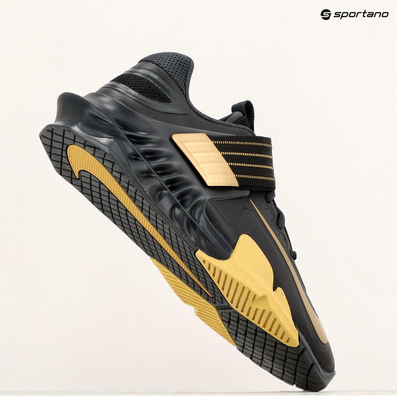 Súlyemelő cipő Nike Savaleos black/met gold antgracite inUszonyite gold 9