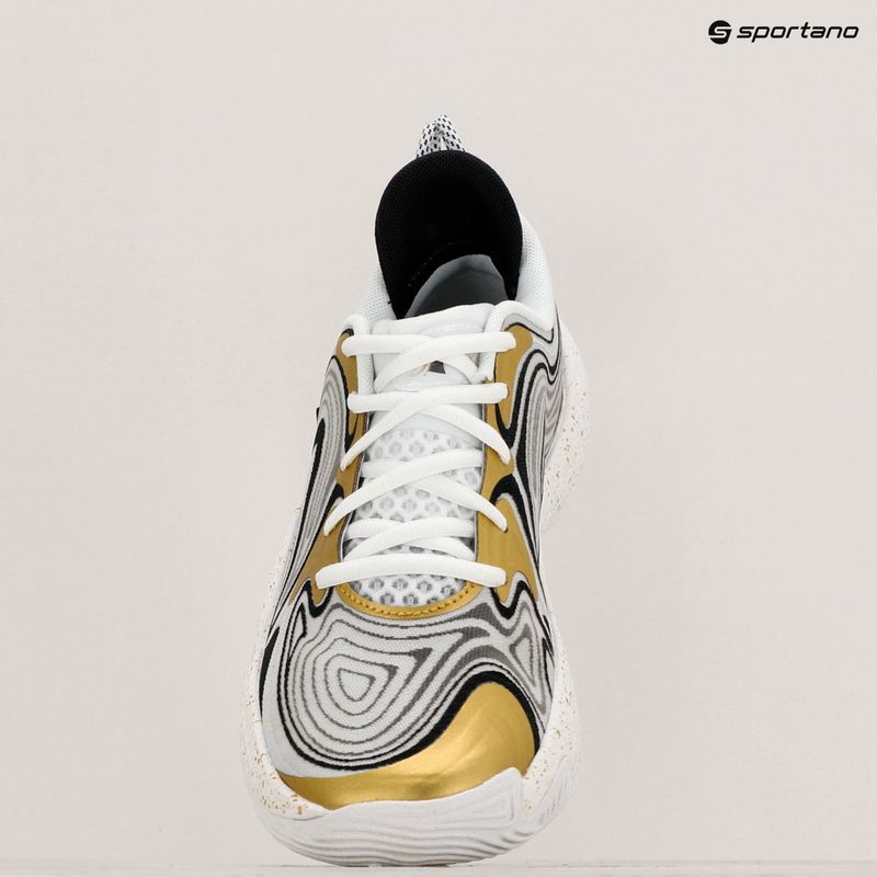 kosárlabda cipő Under Armour Spawn 6 white/black/metallic gold 15