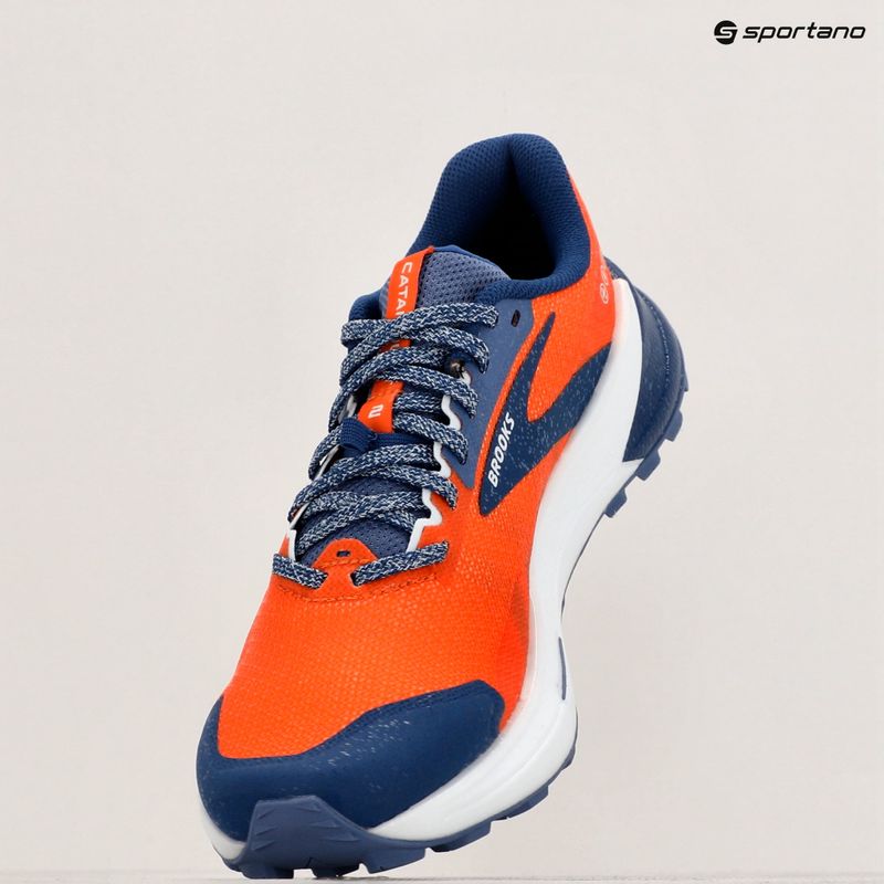 Férfi futócipő Brooks Catamount 2 firecracker/navy/blue 9