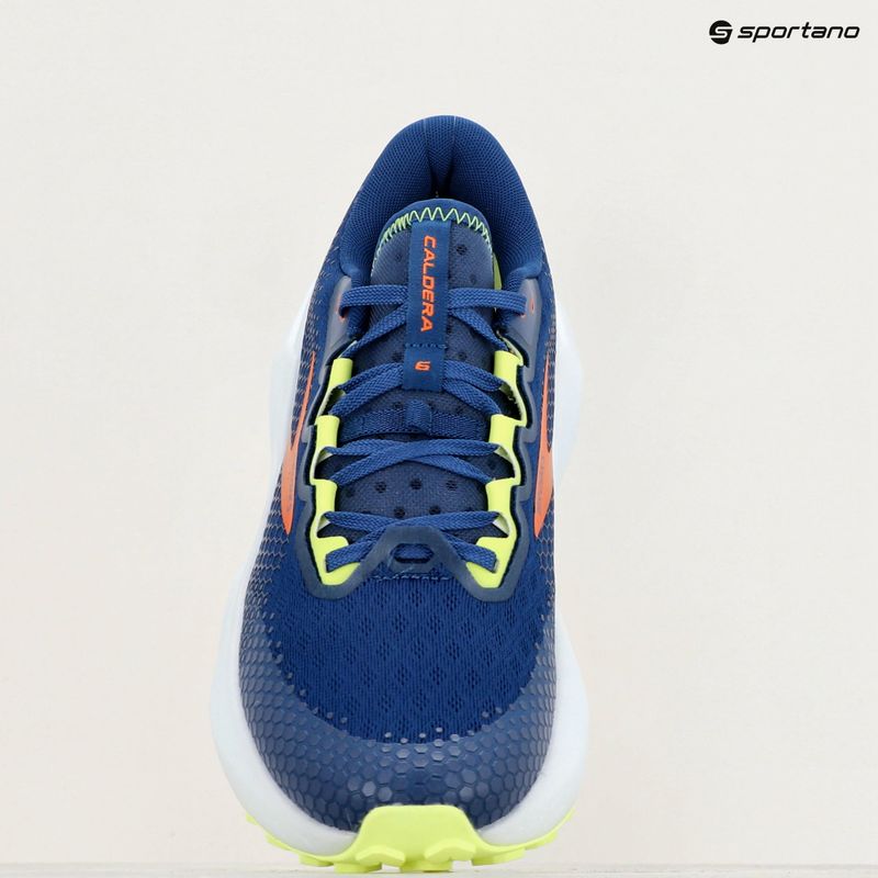 Férfi futócipő Brooks Caldera 6 navy/firecracker/sharp green 10