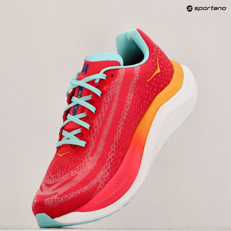 Férfi futócipő HOKA Mach X cerise/cloudless 9