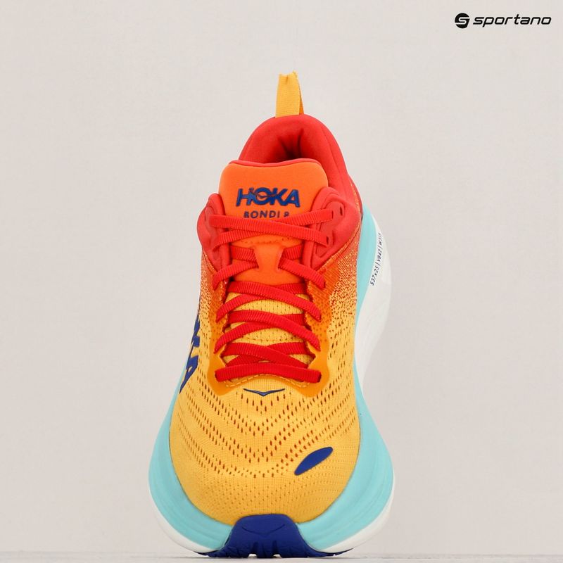 Férfi futócipő HOKA Bondi 8 cerise/cloudless 9