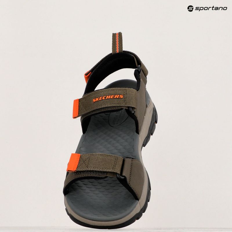 Férfi szandál SKECHERS Tresmen Ryer olive/black/orange 9