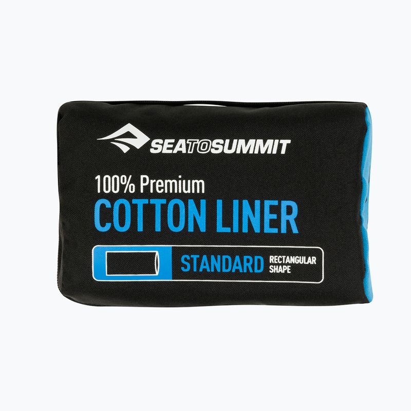 Sea to Summit prémium pamut utazási bélés tengerészkék ASTDOSNB