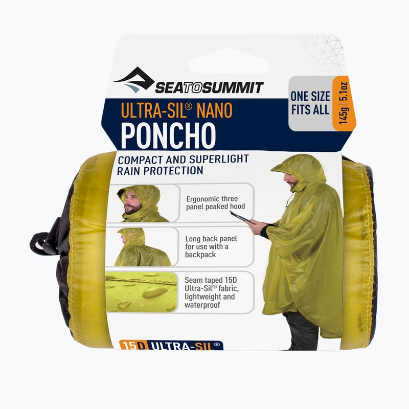 Poncsó Sea To Summit Ultra-Sil™ Nano lime 4