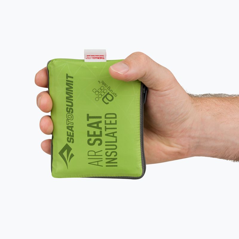 Felfújható ülőpárna Sea to Summit Air Seat Insulated green 10