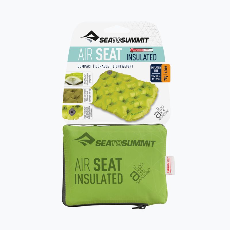 Felfújható ülőpárna Sea to Summit Air Seat Insulated green 11