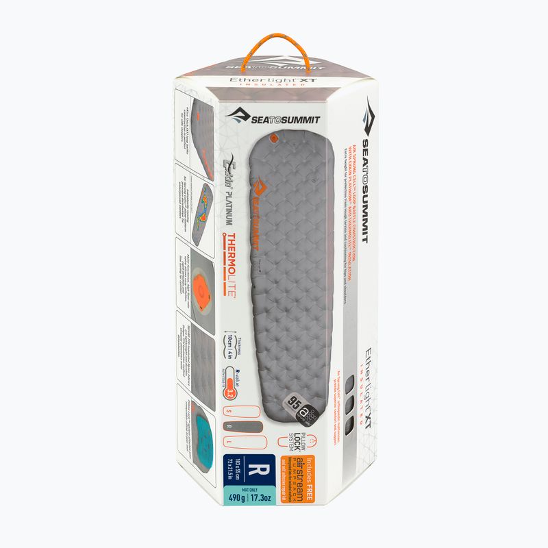 Sea to Summit Ether Light XT szigetelt szőnyeg normál szürke AMELXTINS_R 6