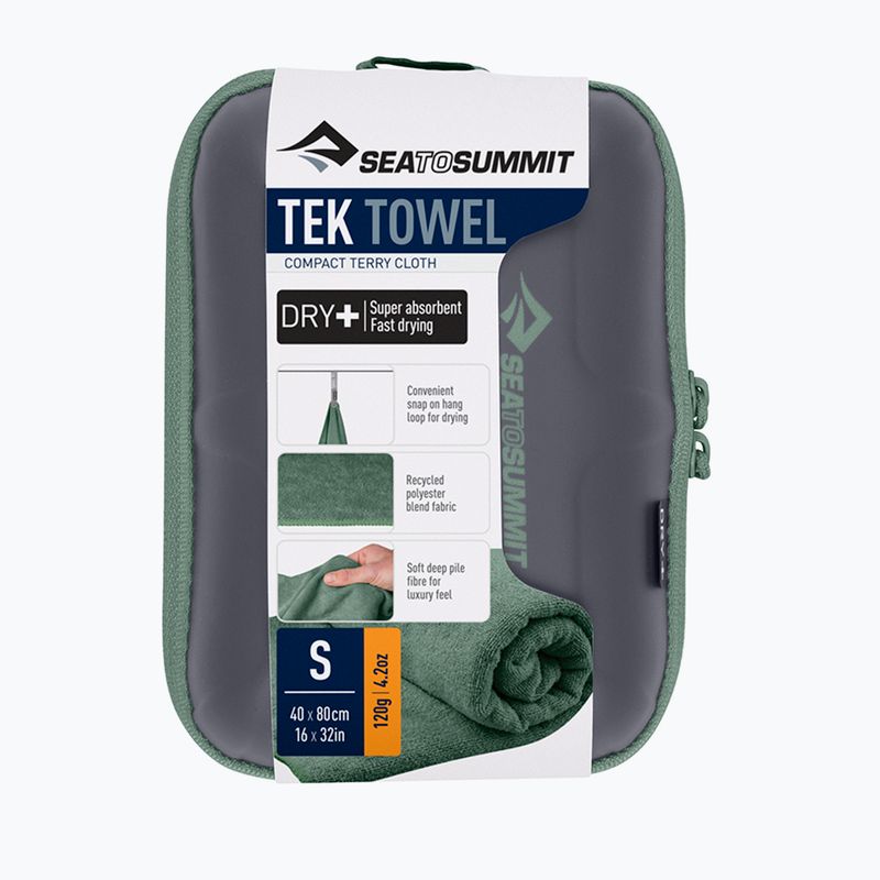 Sea to Summit Tek  törölköző S zöld 3