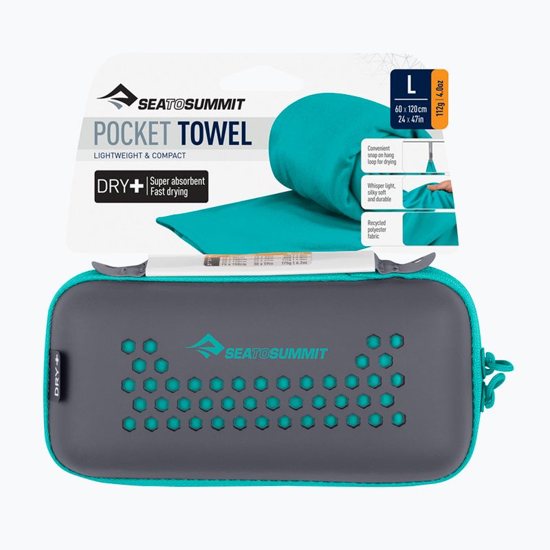 Gyorsan száradó törölköző Sea to Summit Pocket Towel baltic 3
