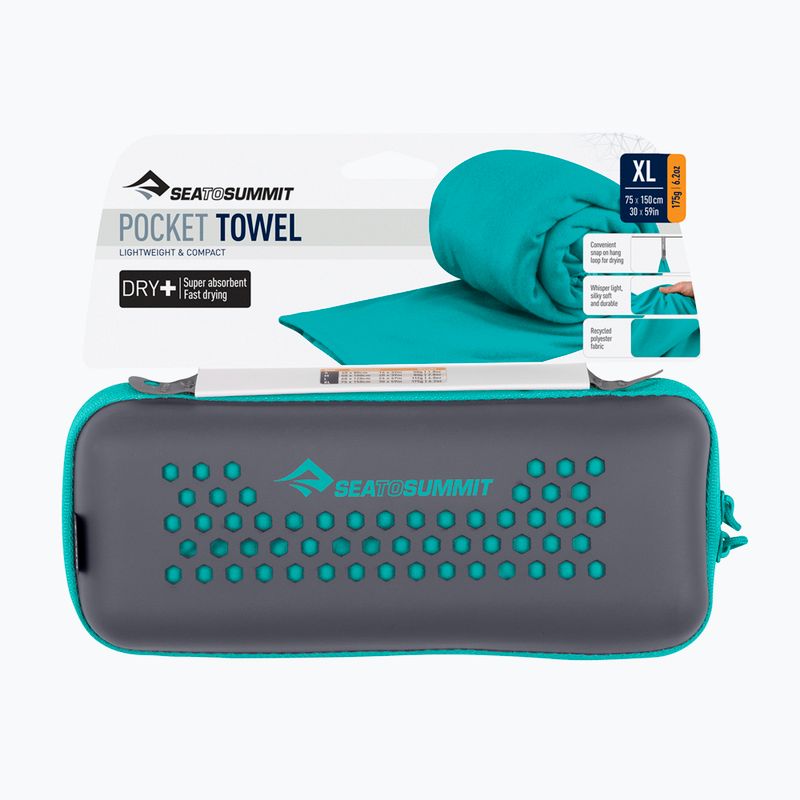 Gyorsan száradó törölköző Sea to Summit Pocket Towel baltic 3