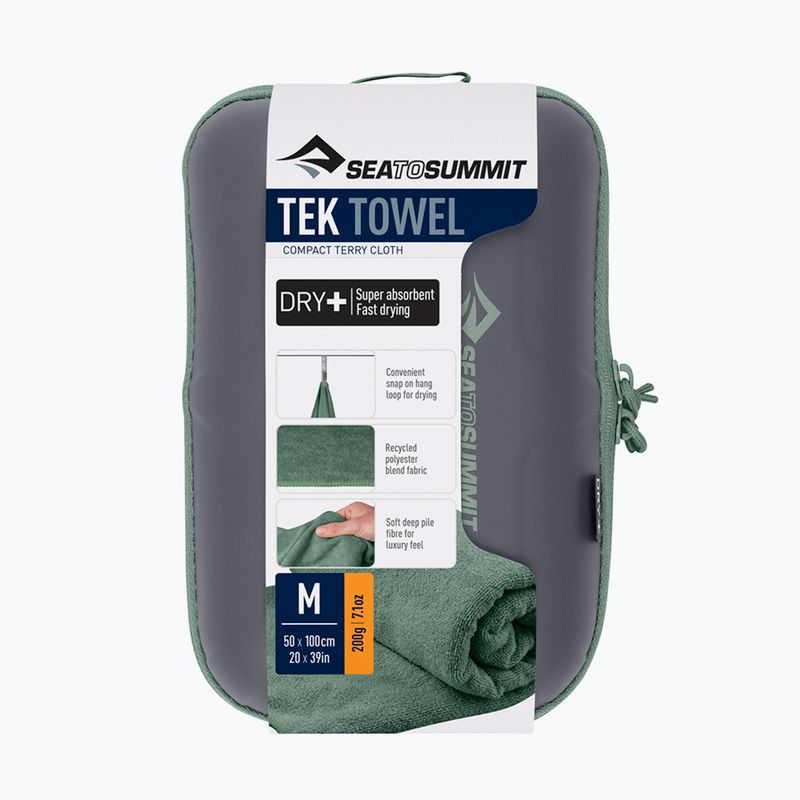 Sea to Summit Tek törölköző M zöld 3