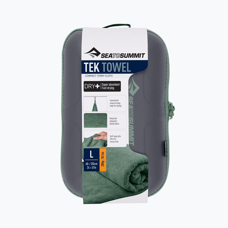 Sea to Summit Tek Towel L szürke ACP072011-060418 gyorsan száradó törülköző 5