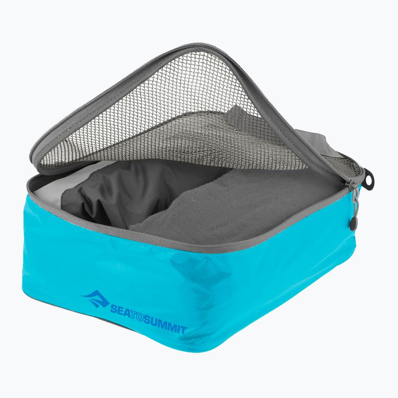 Rendszerező tok Sea to Summit Ultra-Sil Garment Mesh Bag S blue atoll