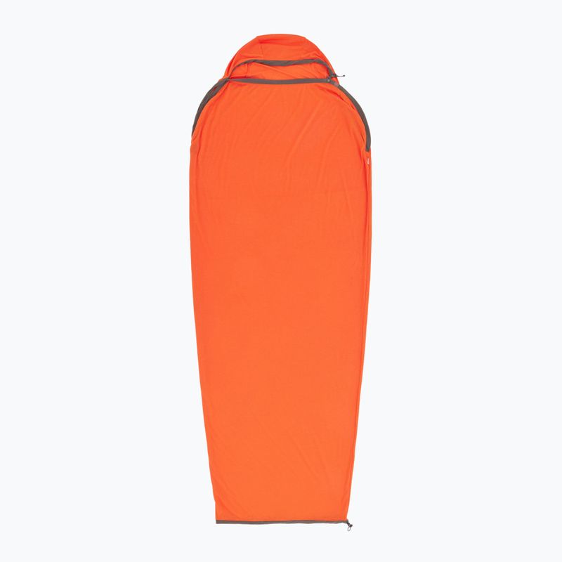Hálózsák betét Sea to Summit Reactor Extreme Sleeping Bag Liner Mummy CT spicy orange/beluga