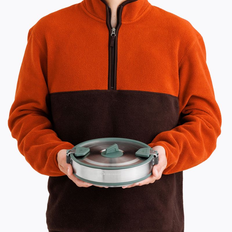 Turista fazék Sea To Summit Detour Stainless Steel Collapsible 3 l laurel wreath 6