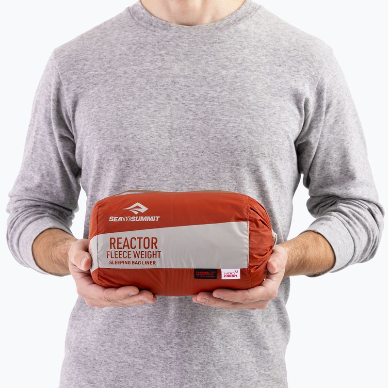 Hálózsákbetét Sea To Summit ReacTor Fleeceweight picante 5