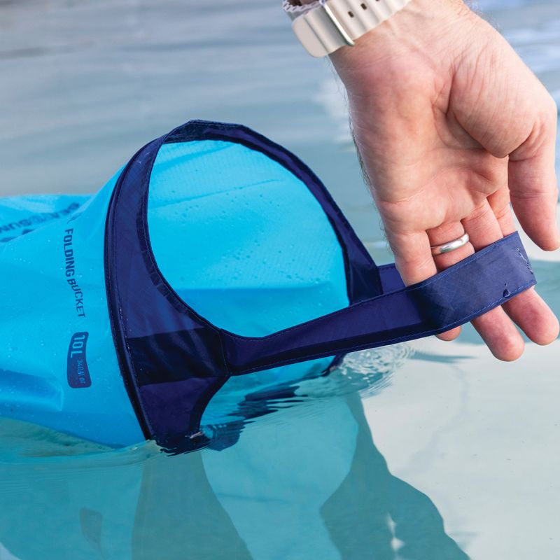 Vödör Sea To Summit Ultra-Sil Folding 10 l blue atoll 3