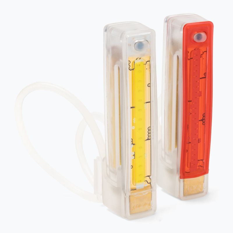 Knog Plus Twinpack átlátszó kerékpárvilágítás-készlet 12145