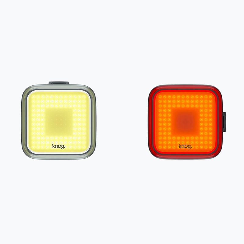 Knog Blinder Square Twinpack 12291 Első+hátsó kerékpárlámpa készlet