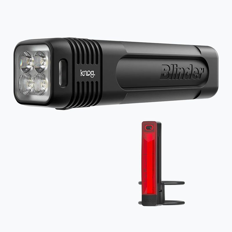 Knog Blinder Pro 600/Plus kerékpárvilágítás készlet fekete