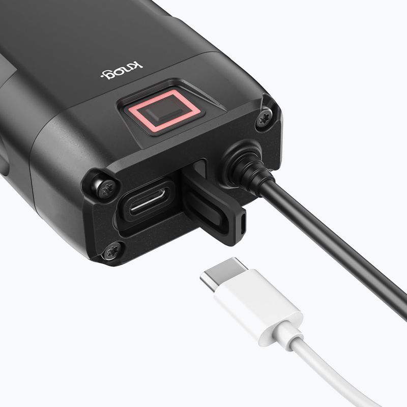 Knog Blinder X 1800 első kerékpárfény + 10000mAh akkumulátor fekete 6