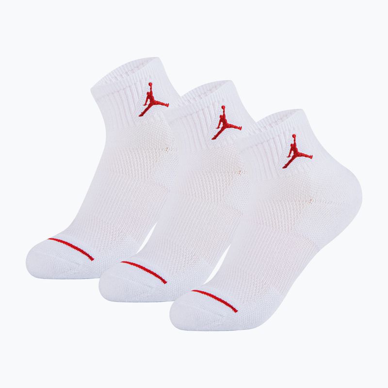 Gyerek zokni Air Jordan Jumpman Quarter 3 pairs white